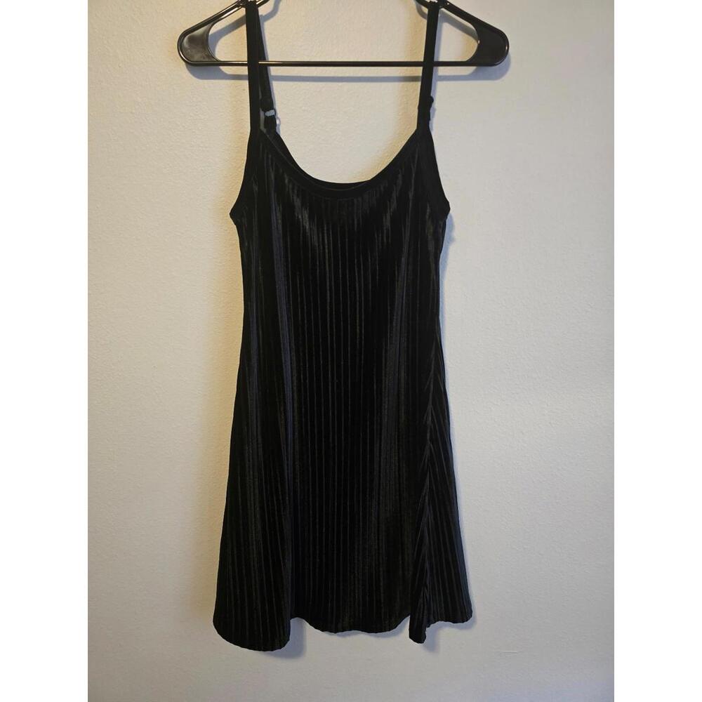 American Eagle Black Velvet Dress(S)